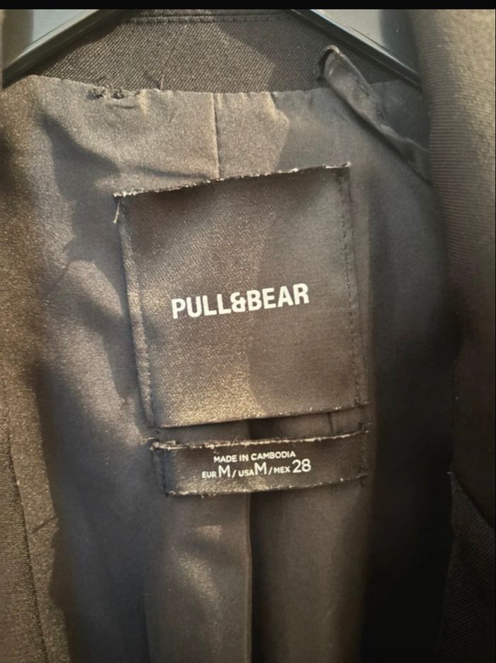 Blazer noir – Pull & Bear – Taille M / 38 – Bon état - photo numéro 2