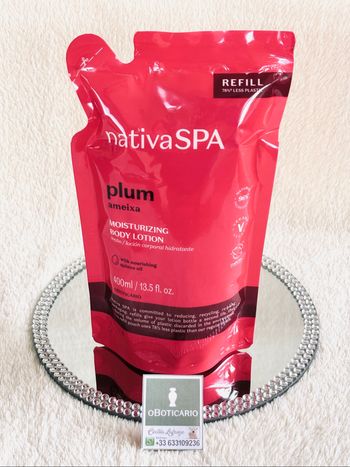 Recharge crème hydratante corps Nativa Ameixa OBoticario