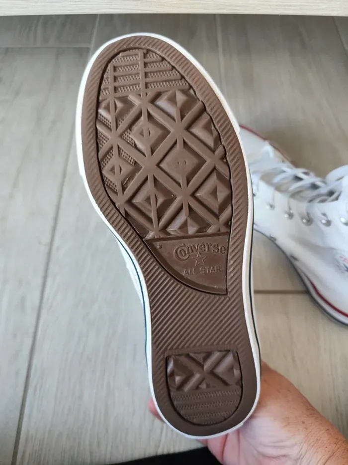 Converse haute blanche - photo numéro 7