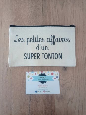 Trousse en toile tonton