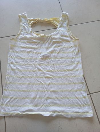 Débardeur rayé taille L Etam femme