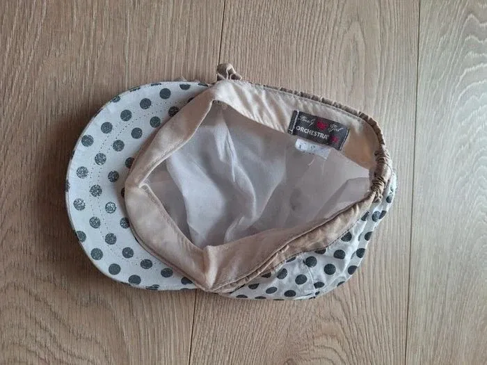 Casquette blanche à pois gris pailleté Orchestra - photo numéro 3