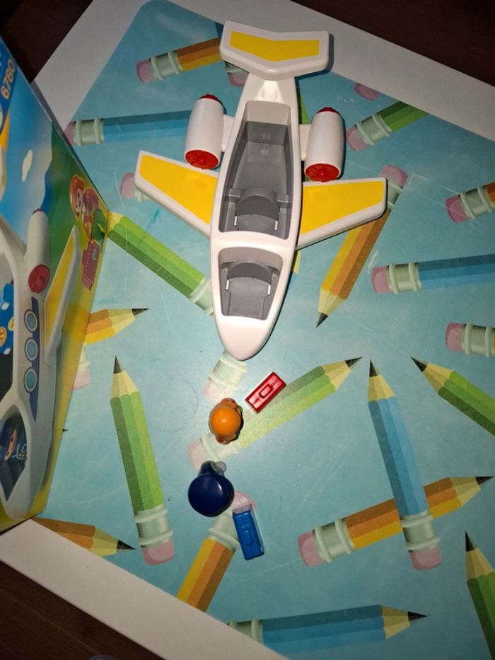 Playmobil 1 2 3 avion de ligne - photo numéro 2