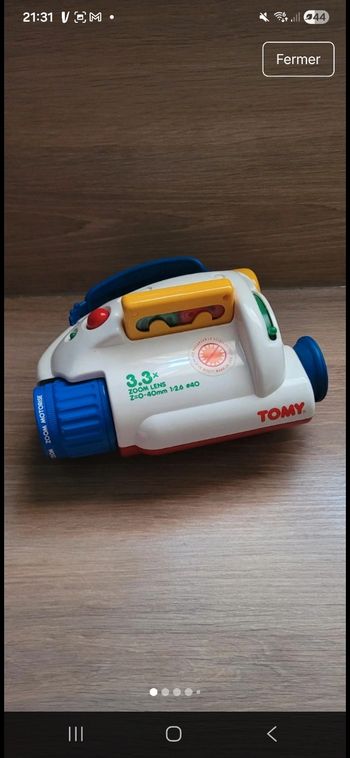 Kid cam kaléidoscope tomy 1991