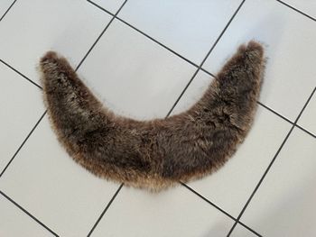 col fausse fourrure pour manteau 100 cm