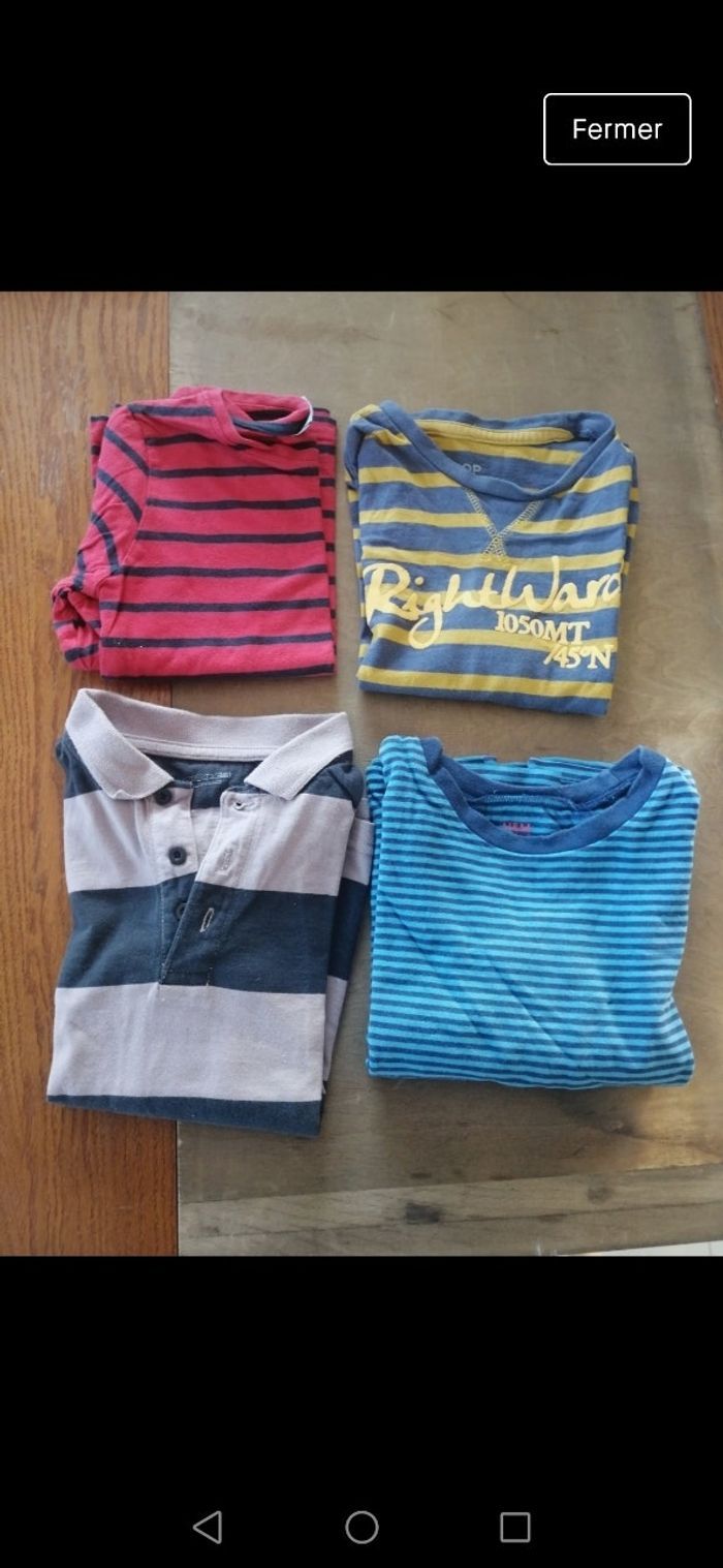 Lot de 4 t-shirts 6 ans