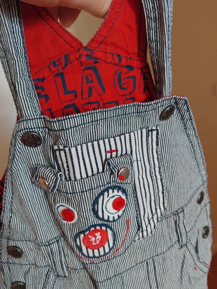 Du pareil au même salopette 9/12mois - photo numéro 2