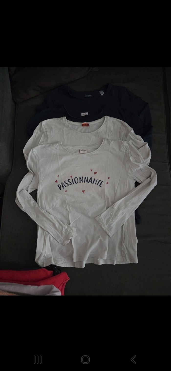 Lot tee shirts fille 12 ans