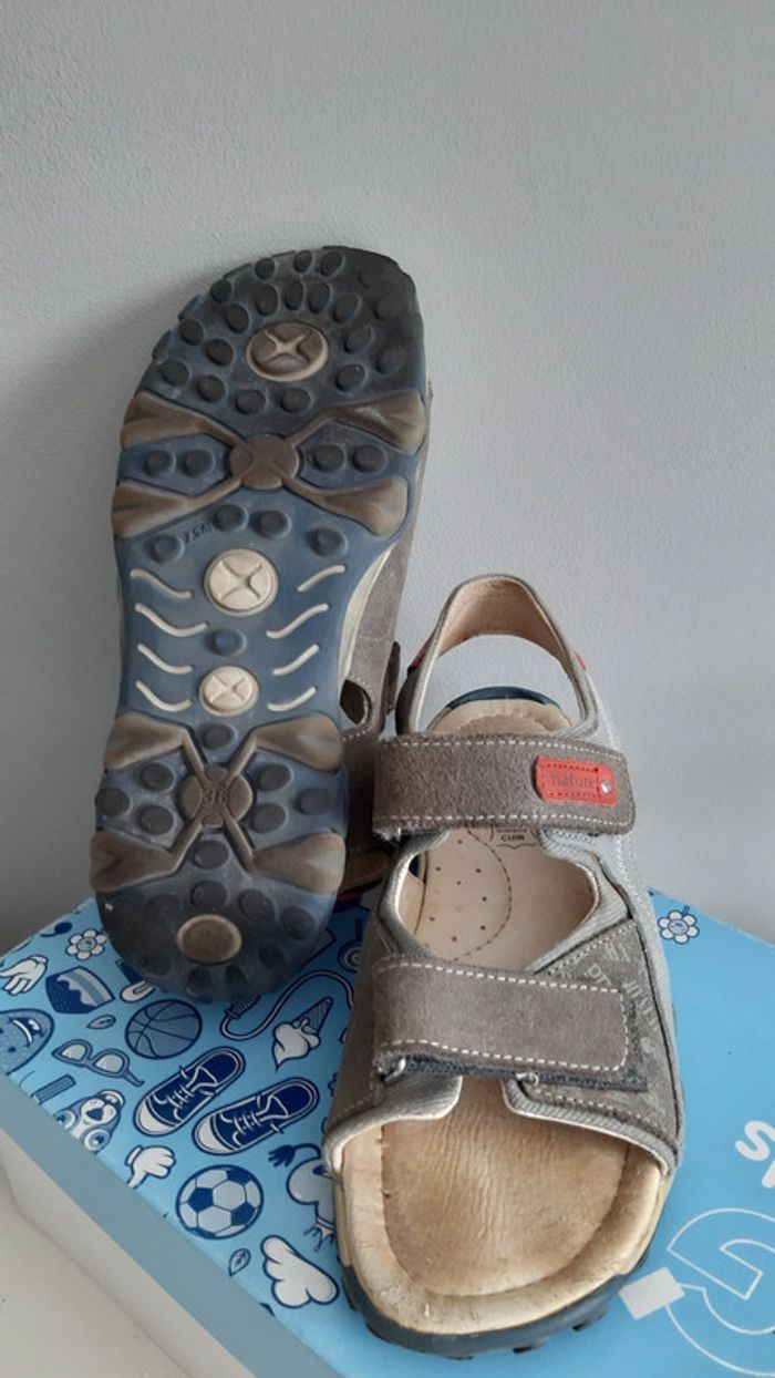 Sandales tout cuir - photo numéro 3