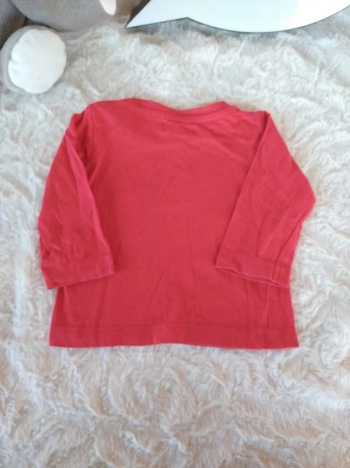 Tee shirt chemise manches longues Garçon 6 mois Robot Tissaia Basics 100% coton - photo numéro 8