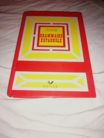 Livre de grammaire espagnole