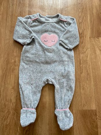 Pyjama velours fille 3M