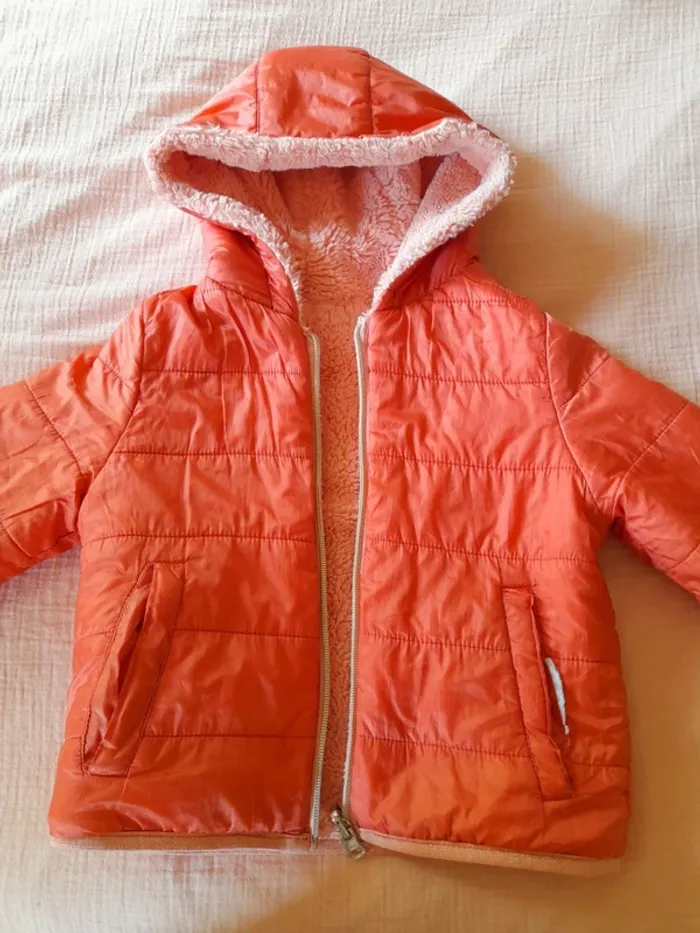 Manteau tout doux pilou pilou 4/5 ans - photo numéro 3
