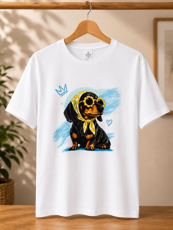 T-shirt Teckel & Co Oversize Taille XL – Neuf - photo numéro 2