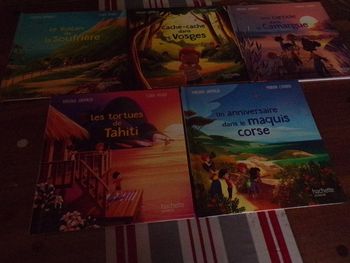 5 livres macdo Merveilles de france Virginie Grimaldi