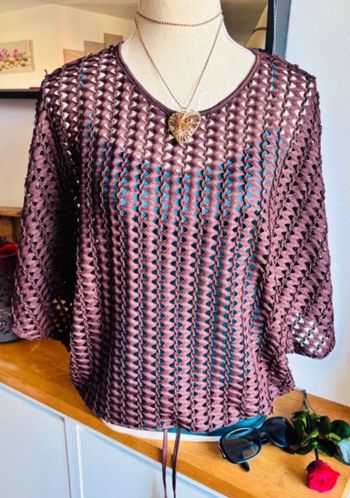 Blouse ajourée Zara trafaluc taille 38 M