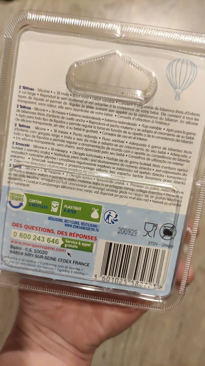 Tétine biberons bébé - photo numéro 2
