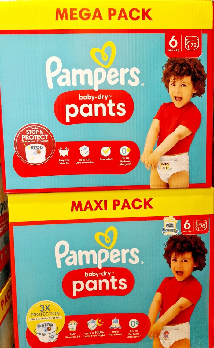 Lot couches pampers pants t6