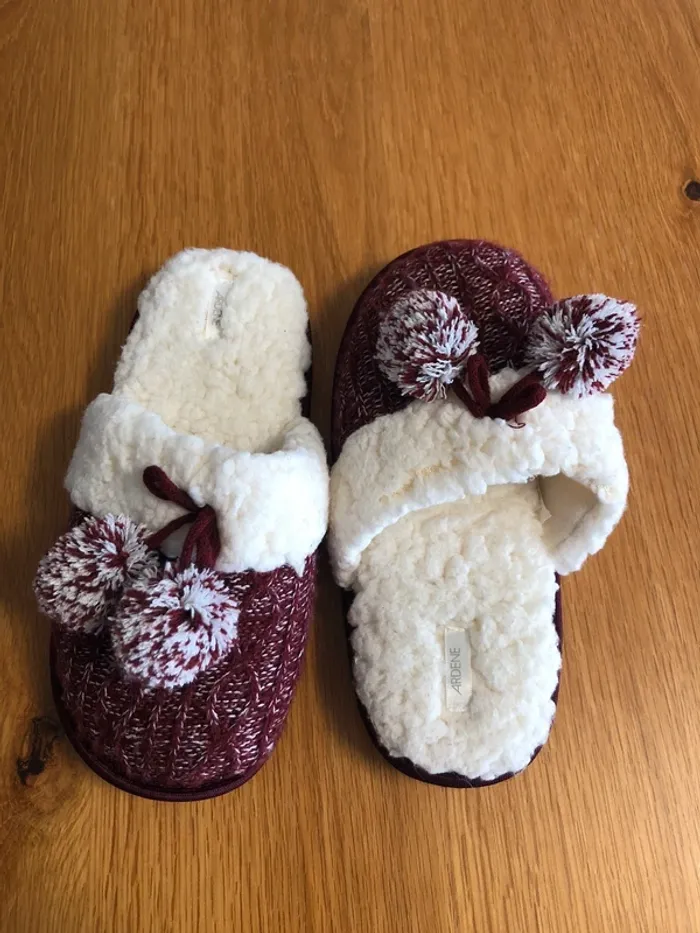 Chaussons molletonnés