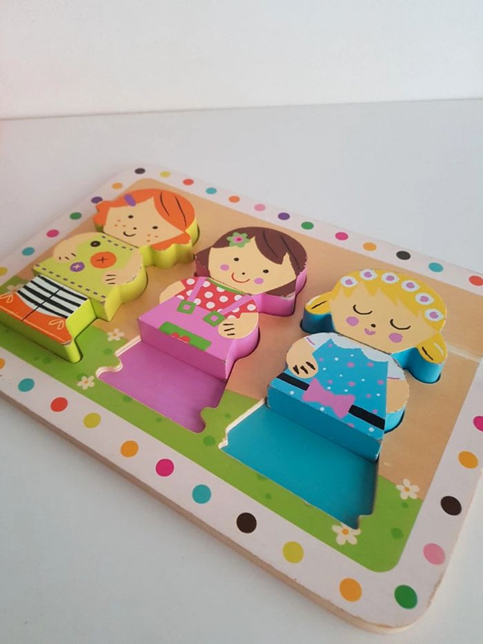 Funny magnets princesse et Puzzle dolls en bois Janod - photo numéro 5