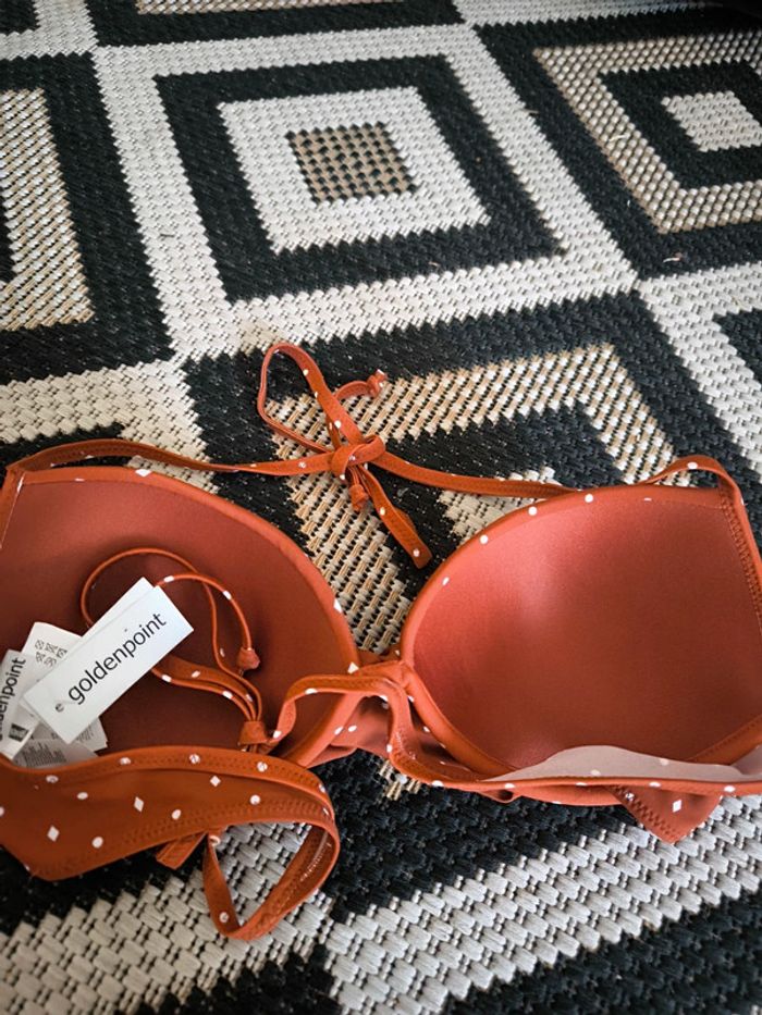 Haut de maillot de bain goldenpoint taille 95 neuf - photo numéro 2