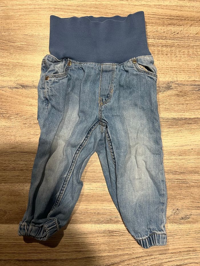 Pantalon bleu souple