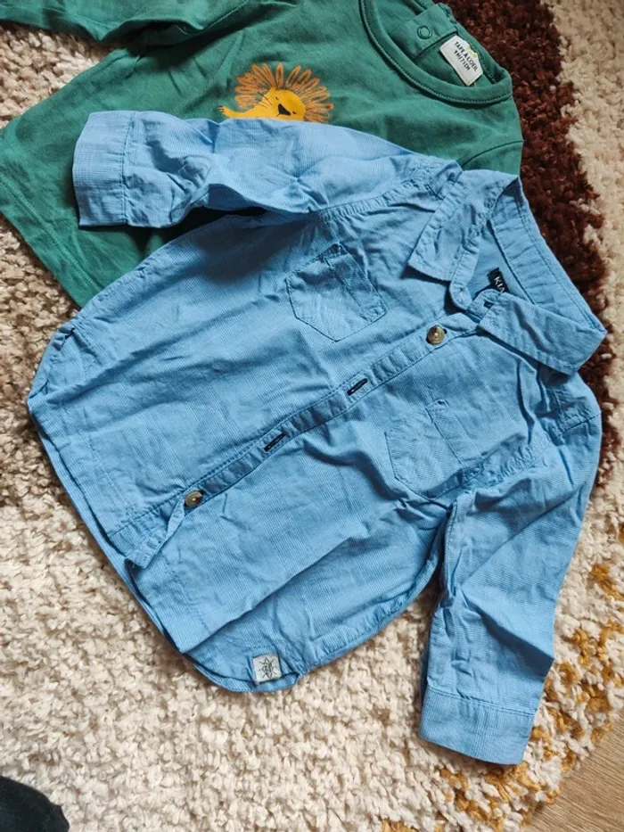 Lot 6 t-shirts manches longues et chemises - photo numéro 6