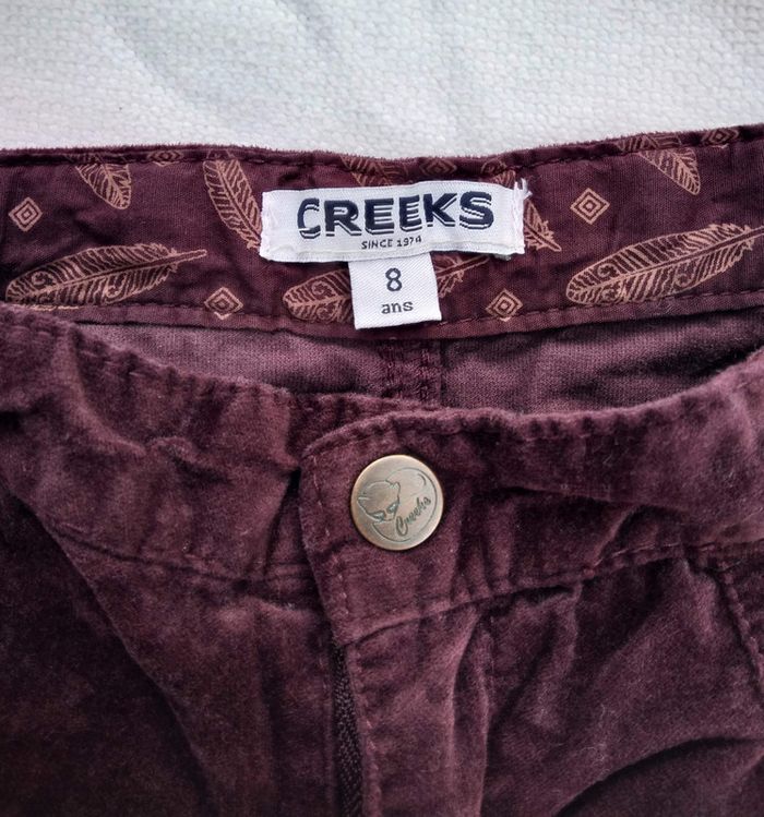 Jupe velours bordeaux 8 ans - photo numéro 4