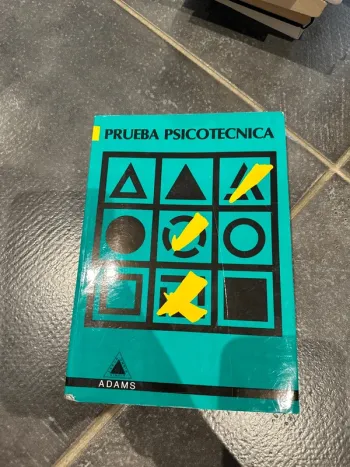 Livre prueba psicotechnica