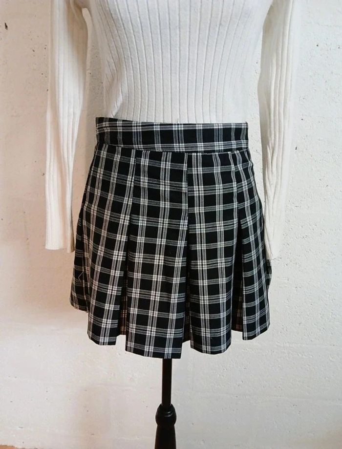 🖤 Jupe courte plissée à carreaux – H&M – Taille 42 – Très bon état - photo numéro 9