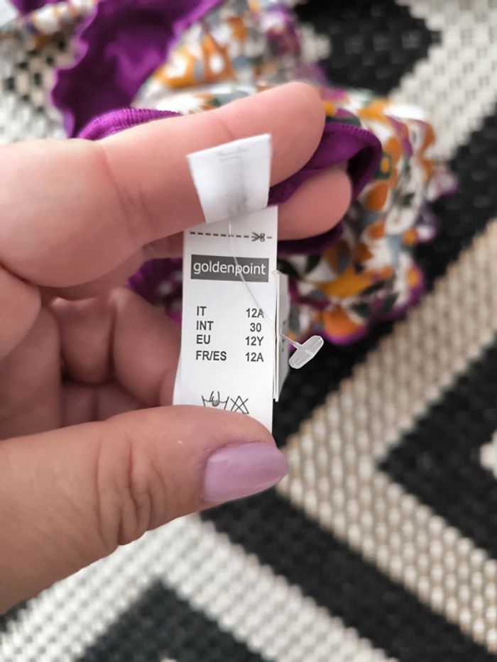 Maillot de Bain Fille  Taille 12 Ans Neuf avec étiquettes - photo numéro 3