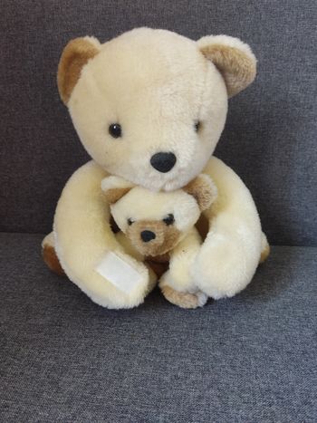 Peluche ours et son petit