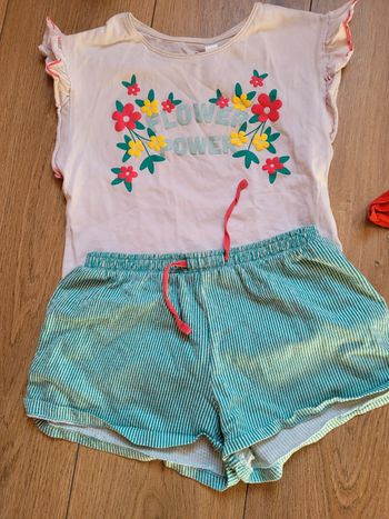 Pyjama short été 8 ans tbe