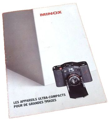 Brochure Minox   Les appareils ultra-compact pour de grandes images