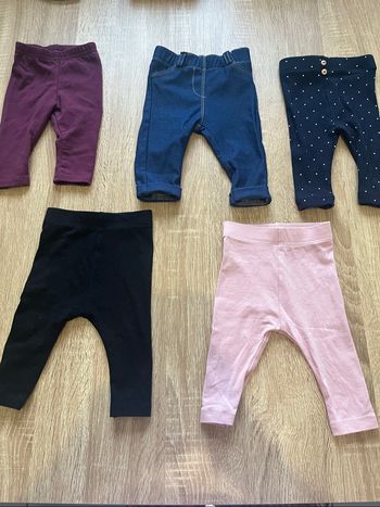 Lot pantalon fille 3mois