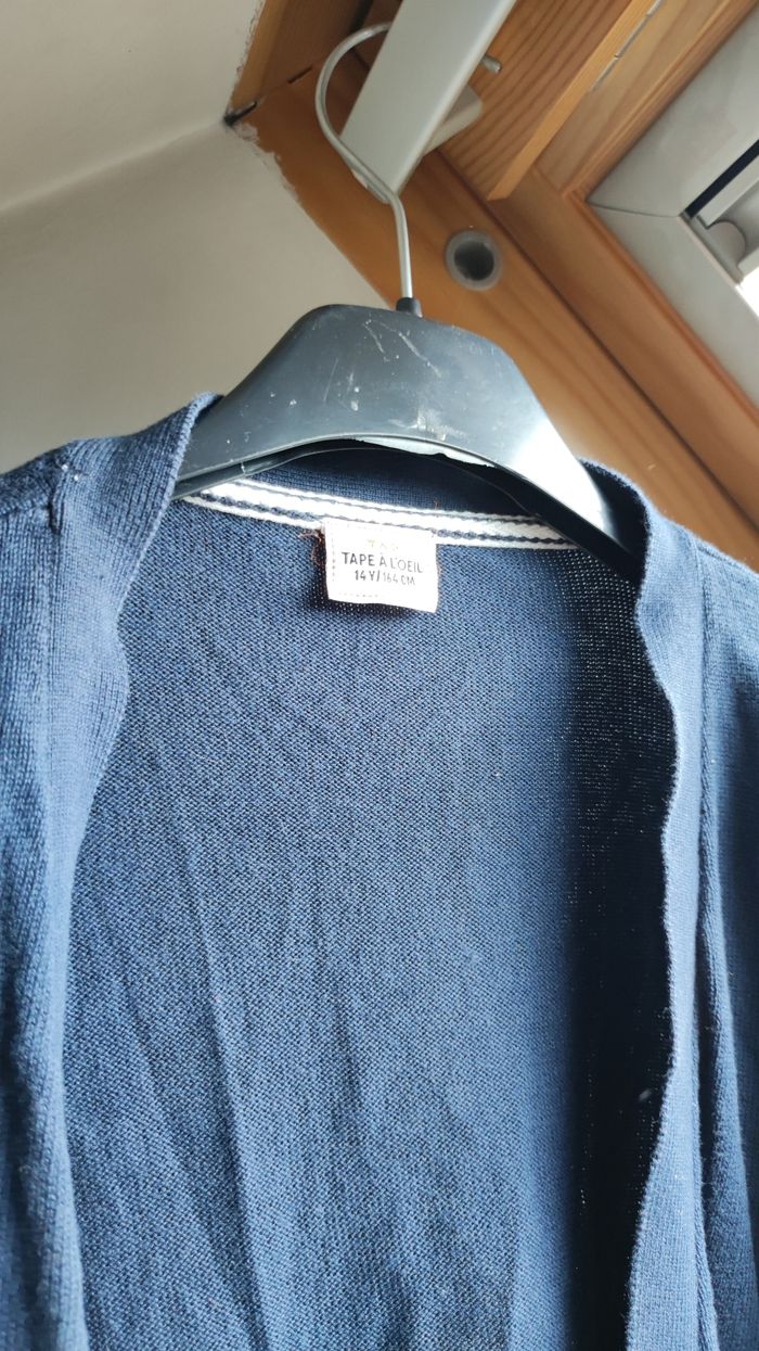 Gilet bleu marine tao - photo numéro 2