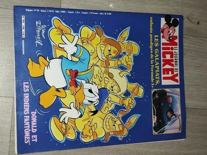 Lot Vintage 7 magazines Journal de Mickey année 1983 L057  7593973615 - photo numéro 9