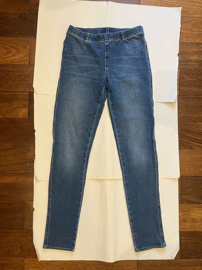 Jegging / leggings en jean bleu 13-14 ans h&m kids - photo numéro 2