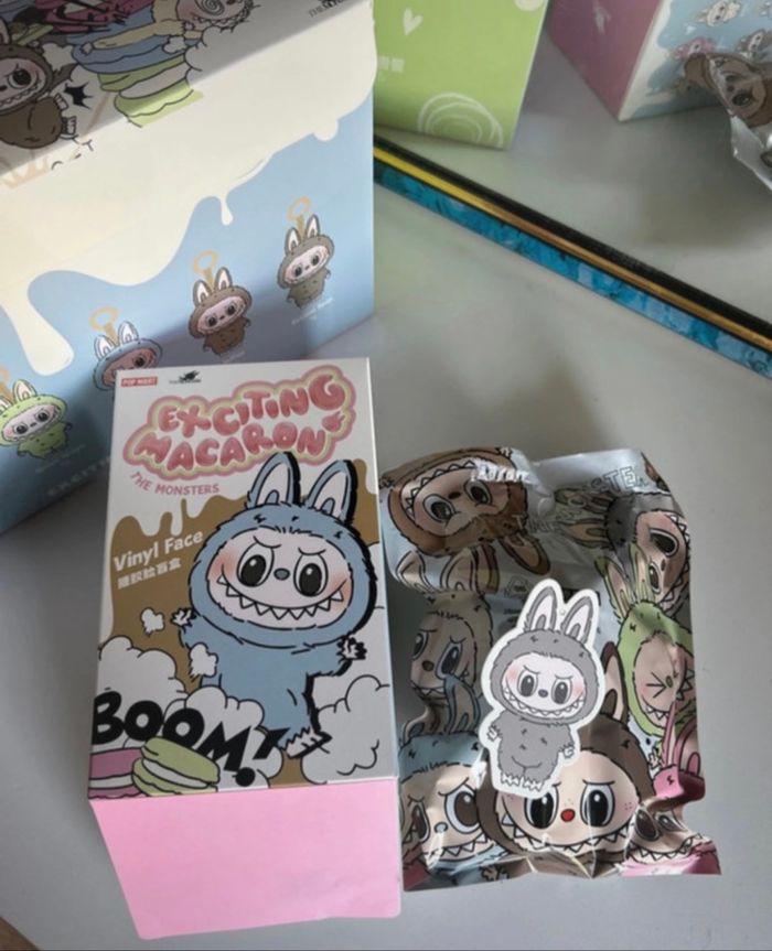 Pop Mart lot de 3 Labubu exciting macaron - photo numéro 6