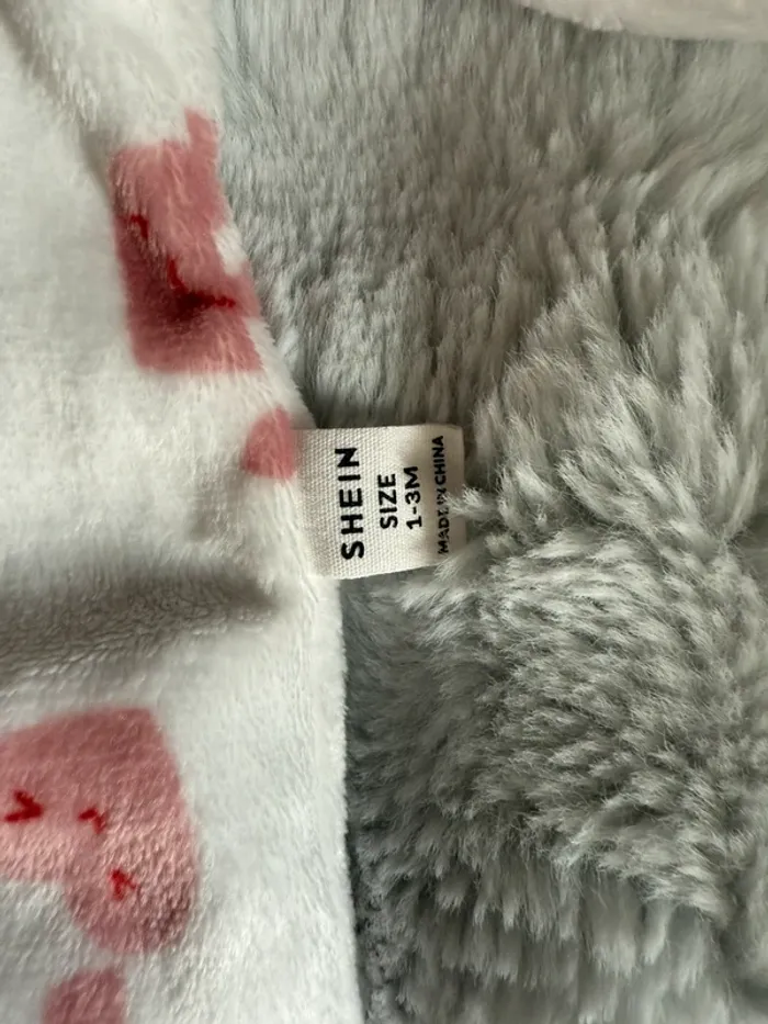 Pyjama tout doux à motifs cœur - photo numéro 4