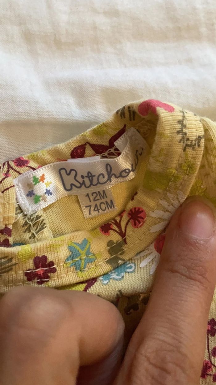 Pyjama kitchoun 12 mois coton fin - photo numéro 2