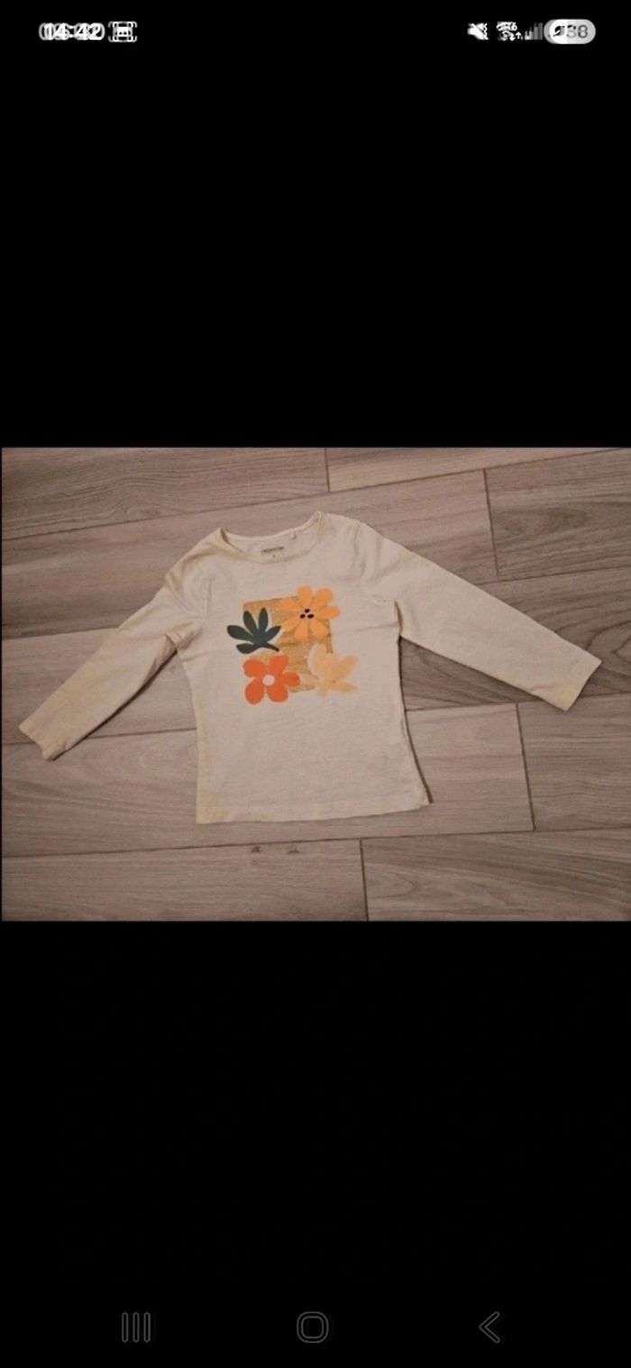 Lot 7 tshirts manches longues fille (4ans) - photo numéro 7