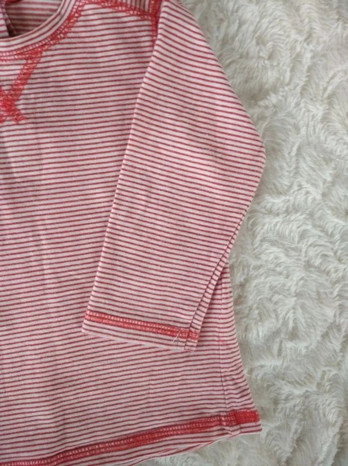 Tee shirt manches longues Garçon 12 mois Vertbaudet 100% coton - photo numéro 5