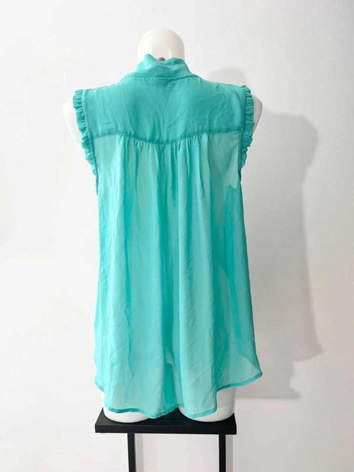 Blouse turquoise - photo numéro 5