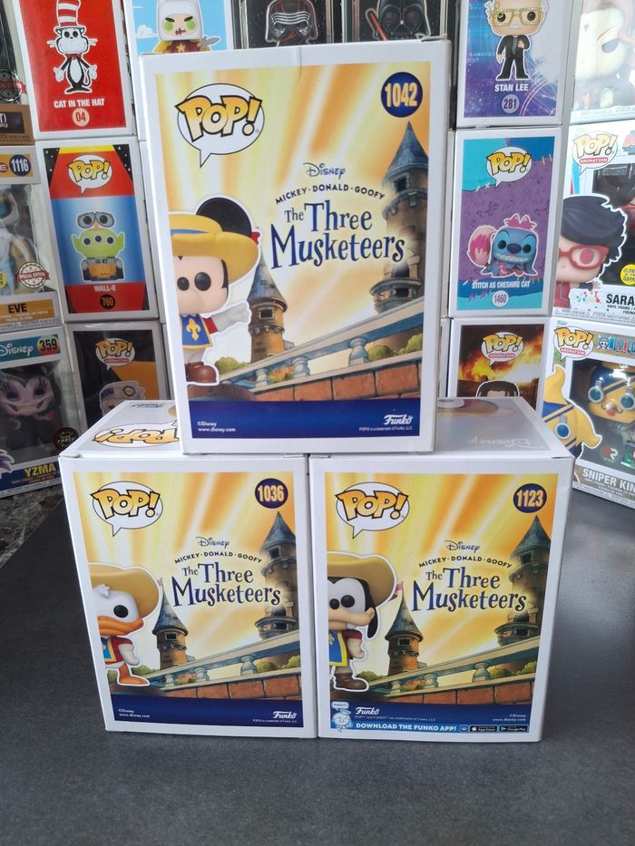 Lot 3 funko pop mickey et les 3 mousquetaires - photo numéro 5
