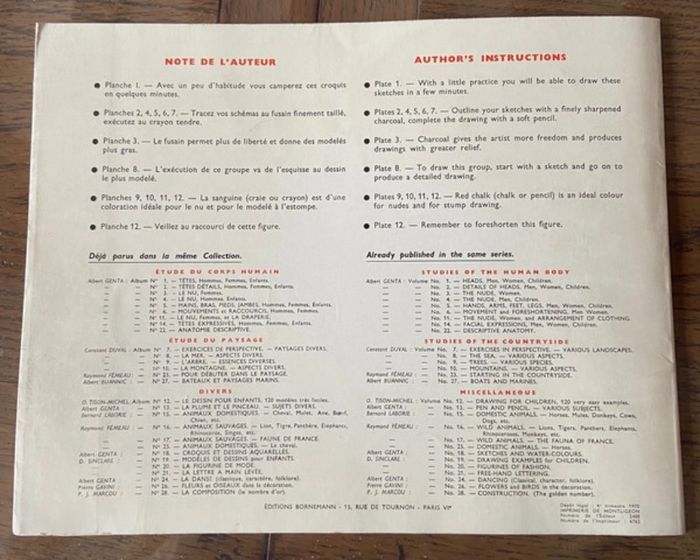 Livre Le dessin enseigné par l’exemple par Albert Genta - photo numéro 2