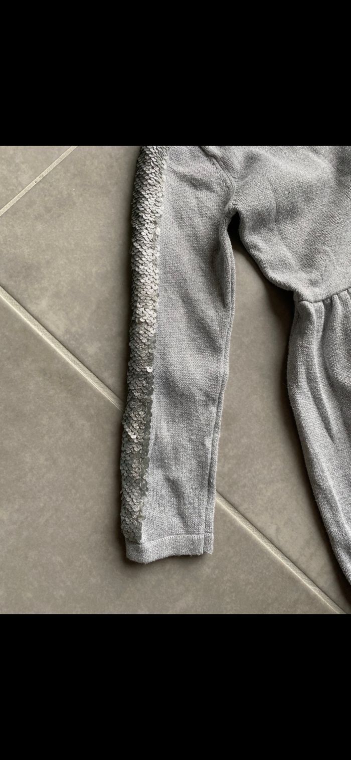 Robe de fêtes manches longues pailletés 4 ans - photo numéro 3