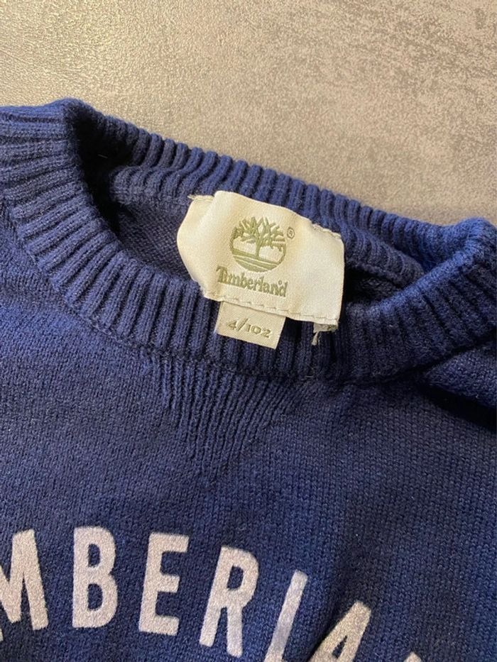 Sweat bleu marine Timberland 4 ans - photo numéro 2