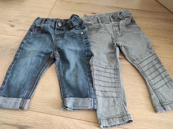 Lot de deux jeans 6 mois
