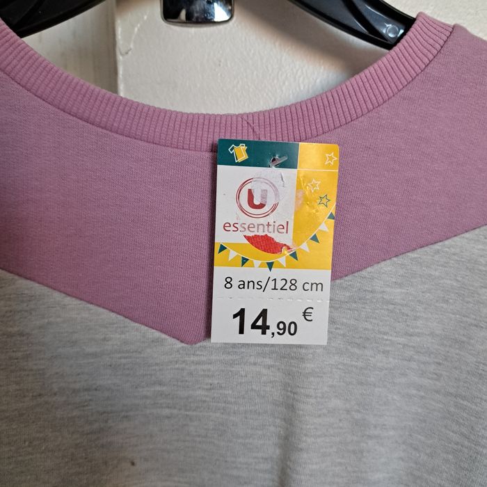 Pull enfant U essentiel Gris - photo numéro 9